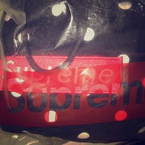 Supreme Comme Des garçons Black Polka Dot Hoodie